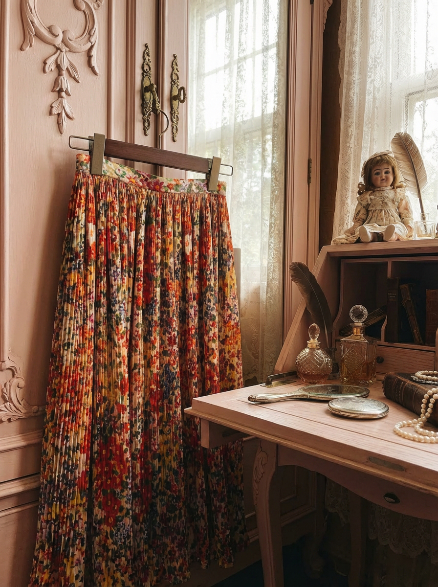 Bespoke Pleated Skirt童話場景浪漫花園公主壓摺裙