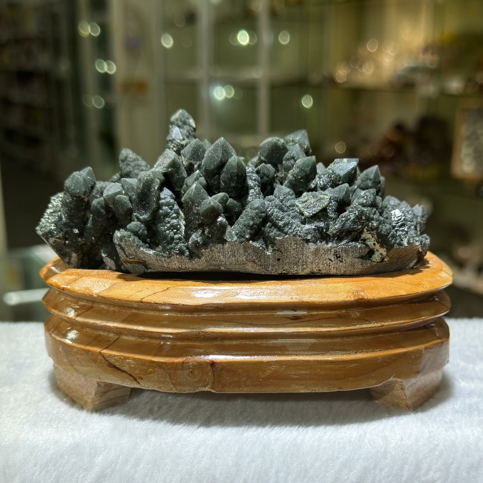 綠幽靈水晶簇 - 3