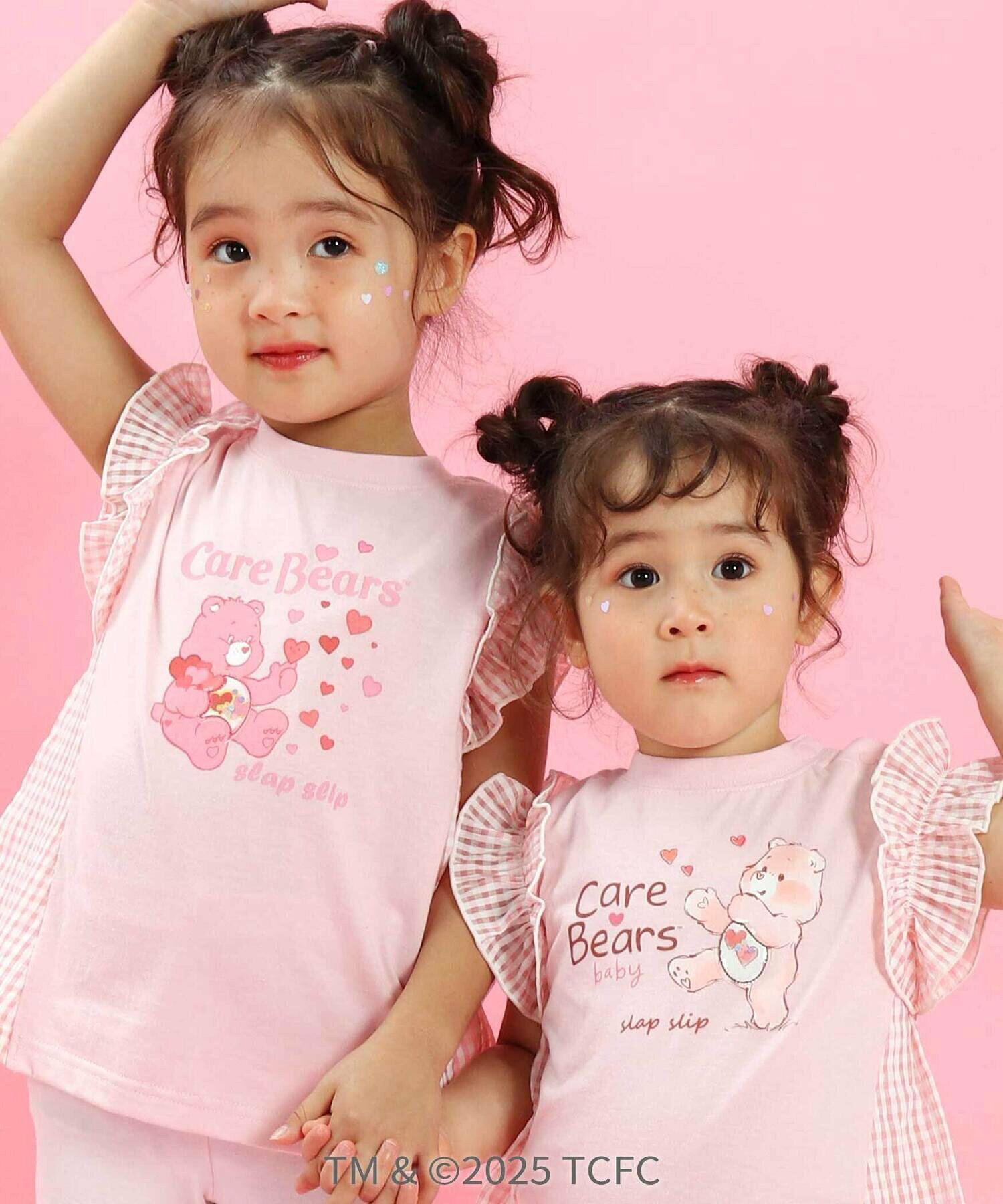 🆕【⭐訂購⭐】 🇯🇵日本直送🌀#CareBears 拼接布料 荷葉袖 tee［4款選］🌀 [ELFA-0011][260702]