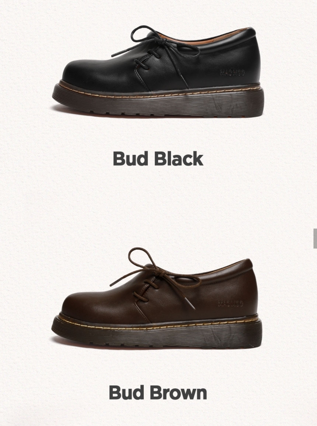 Macmoc Bud Side Lace-Up Cushion Loafers (3cm)