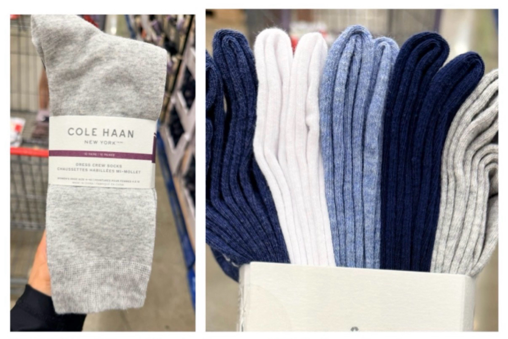 加拿大直送  Cole Haan 女裝襪Dress crew socks 10 對 