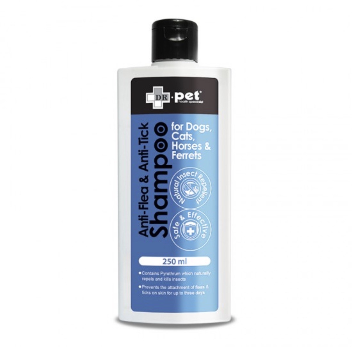 DR. pet 醫立得潔毛液 (抗跳蚤及牛蜱配方) 250ml