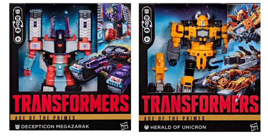 預訂商品 Tra Aotp Leader Class set of 2 Megazarak & Herald of Unicron 