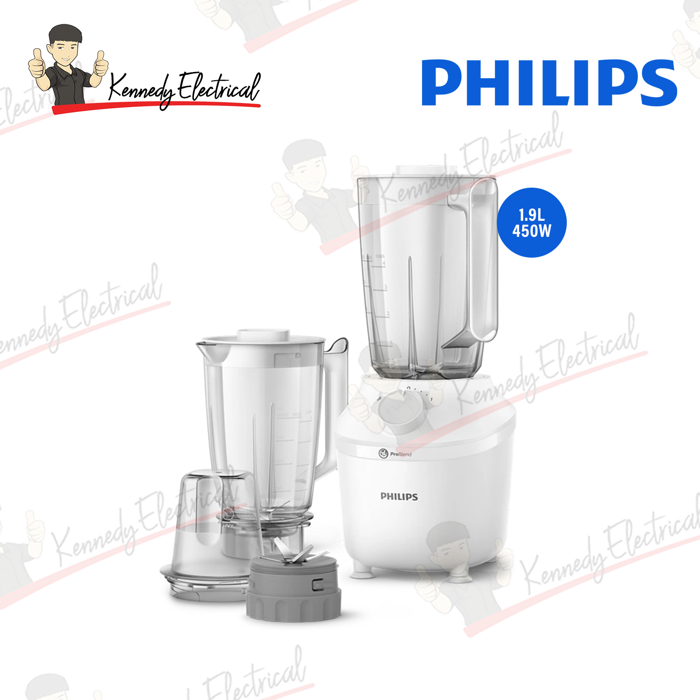 Philips 3000 Series 450W 1.0L Blender (HR2041/50)