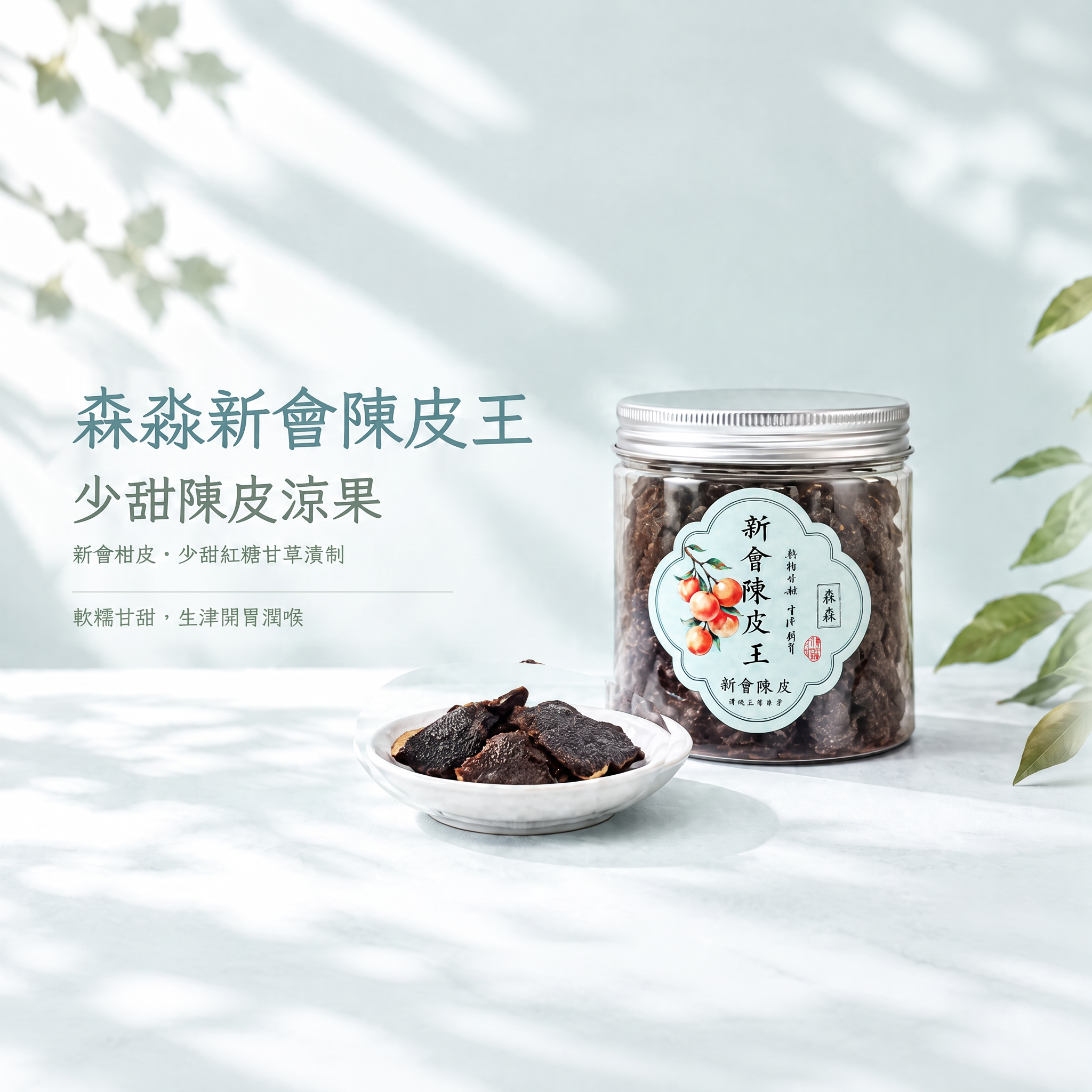 🍊1️⃣ 【新會陳皮王】 少甜陳皮涼果 150g