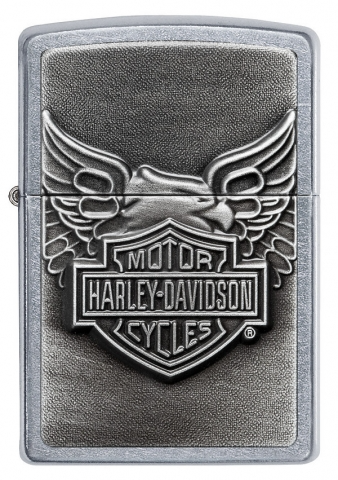 Zippo 20230 HARLEY-DAVIDSON® 鷹徽章 防風打火機 原裝行貨 美國製造 Windproof  ZIPPO 指定授權經銷商 |美國製造 | 收藏  哈雷 Harley-DavidsonR Eagle Emblem