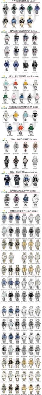 劳力士全家福😍 🏅️ （劳力士，迪通拿，格林尼治，鬼王，日志，蚝式恒动，探险家）