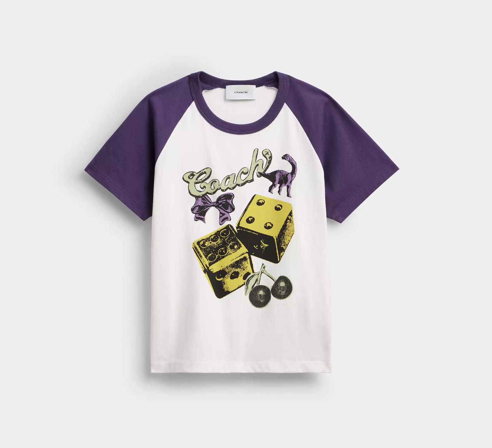 Coach Charms Raglan T-Shirt In Organic Cotton