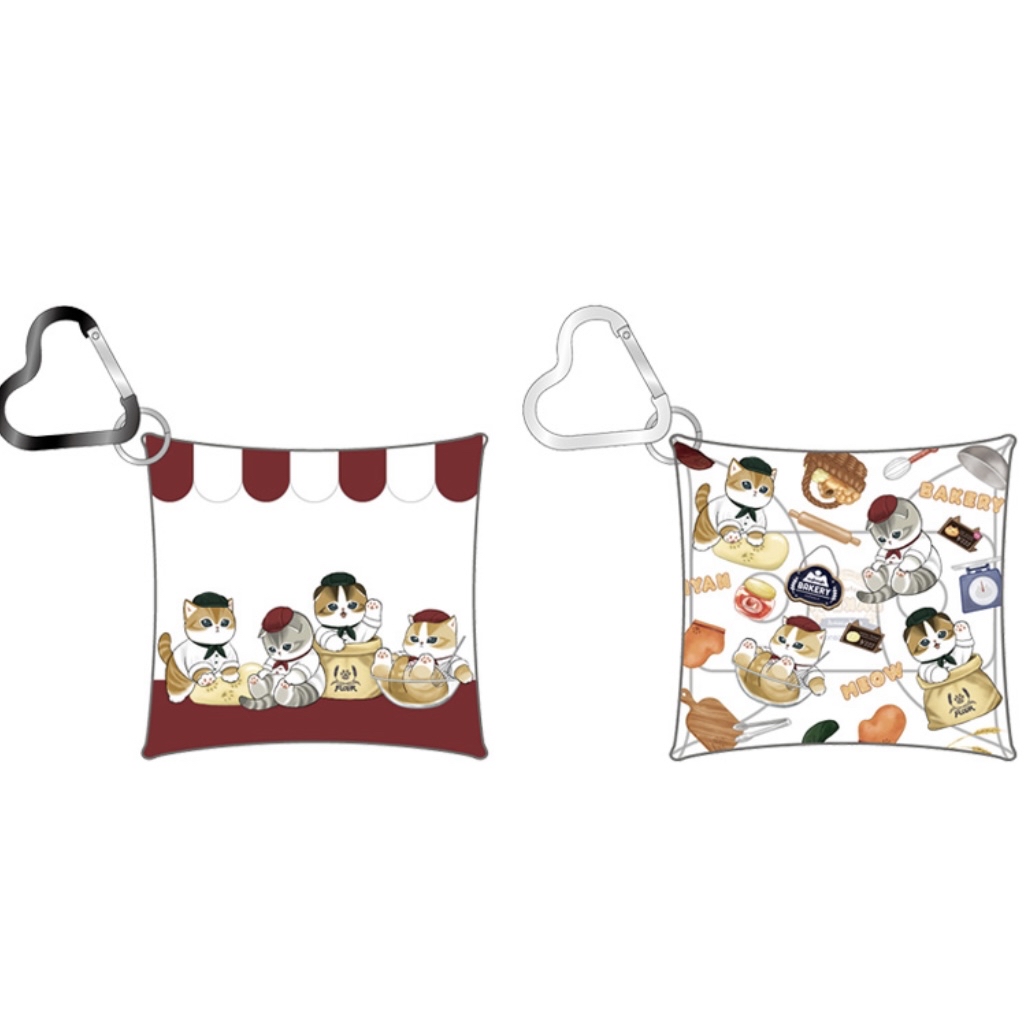 Mofusand 鯊魚貓 匙扣袋｜預訂