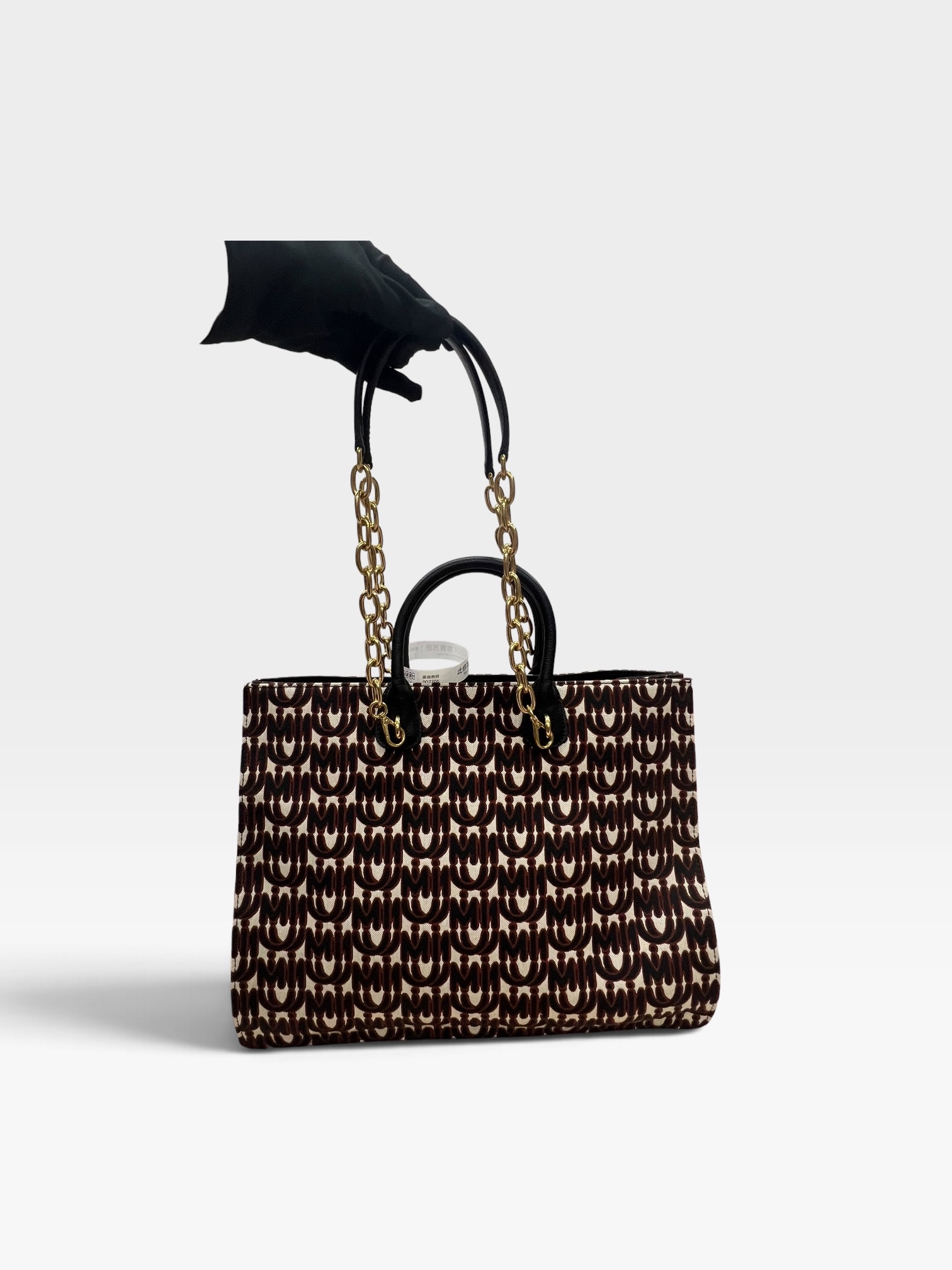 Pre-Owned Miu Miu Jacquard Fabric Tote Handbag /Product Code: 102306 