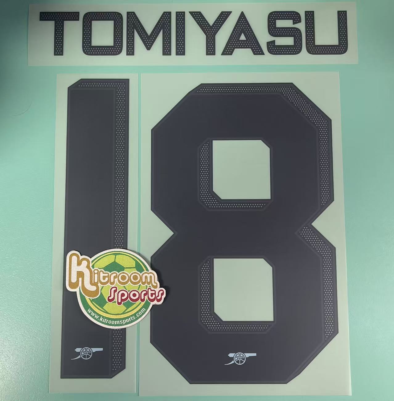 2022-23 Arsenal 3RD UCL Nameset #18 TOMIYASU