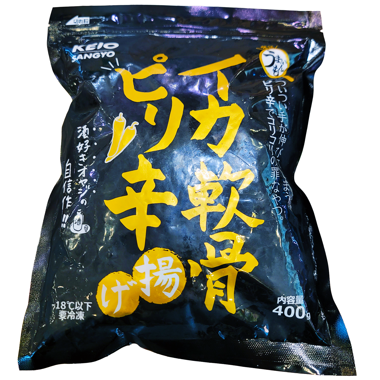 KEIO辛辣炸魷魚嘴(400g) - 1包