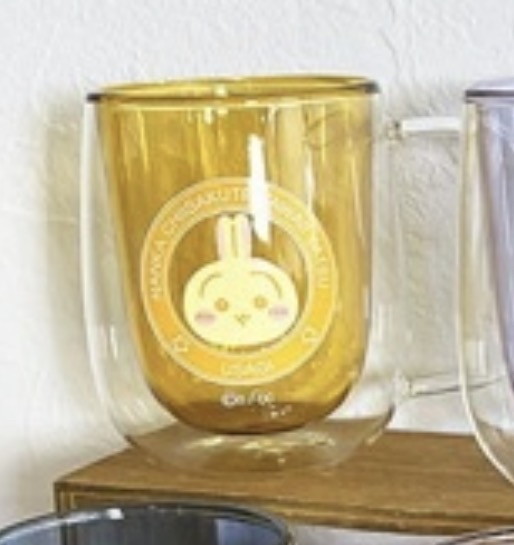 Chiikawa 兔兔 雙層耐熱玻璃杯