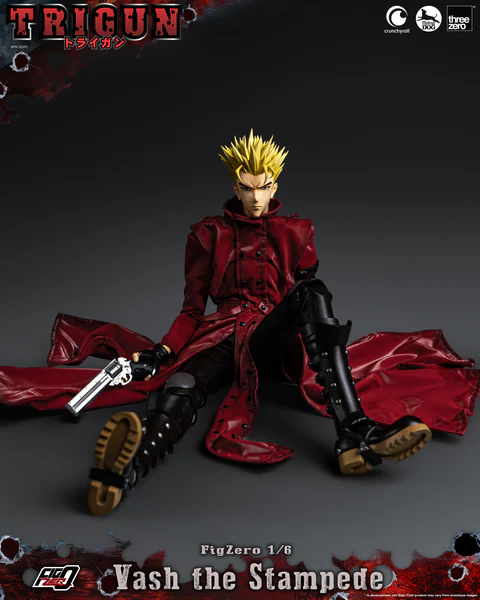 🧲預訂26年第4季：Threezero FigZero  1/6 TRIGUN 《槍神》- Vash the Stampede 威席·史坦畢特 可動figure