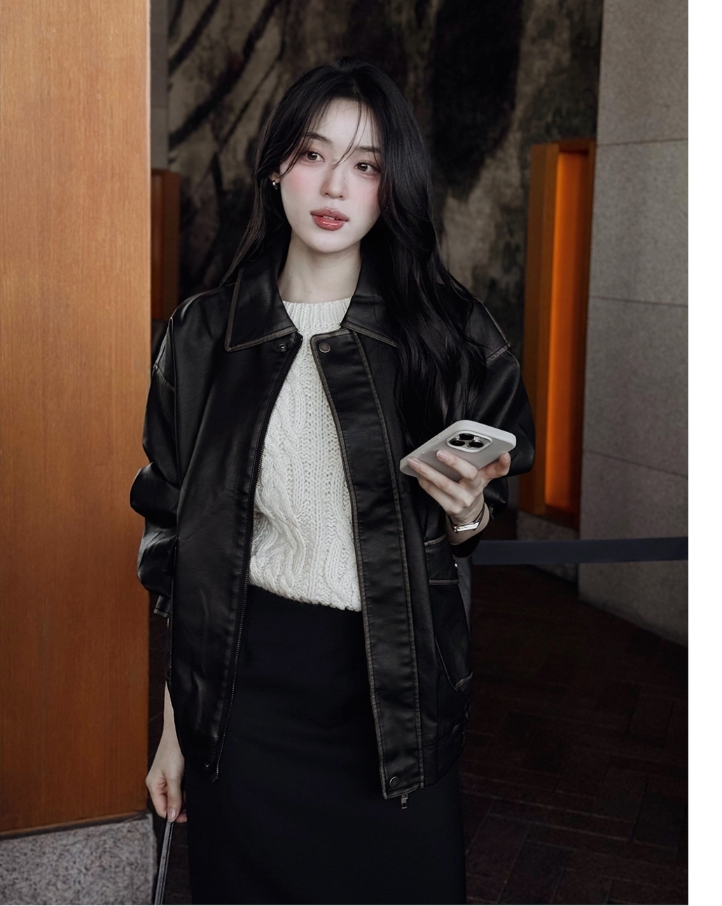 Slowand Garment Leather Jacket 