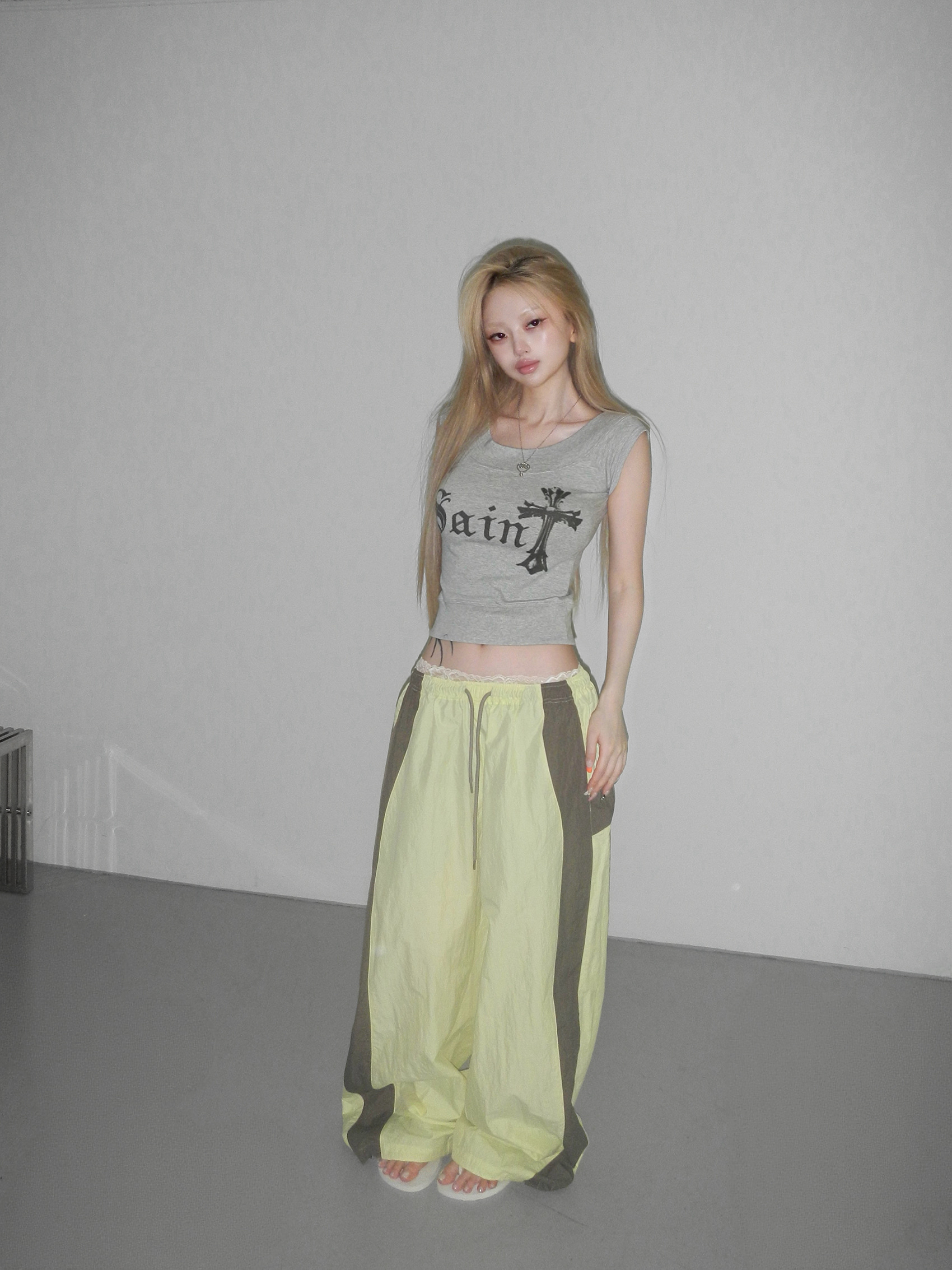 Gothic Graphic Boat Neck Short Sleeve Top
