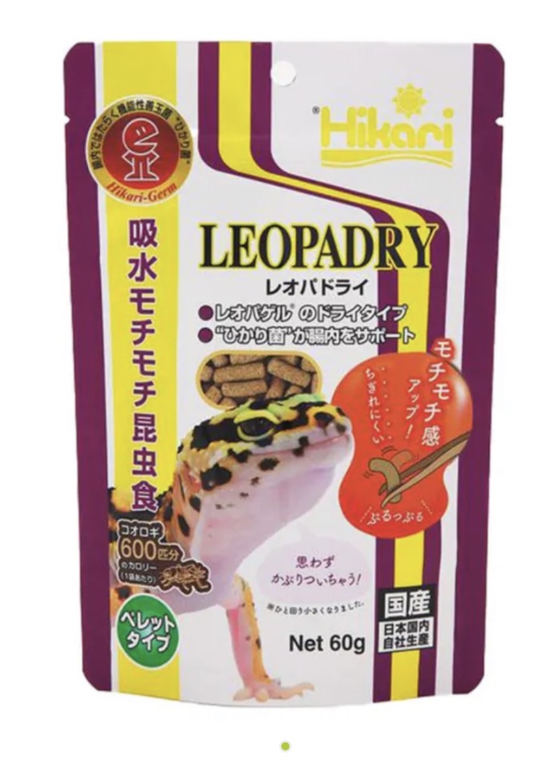 Hikari Leopadry 高夠力豹紋守宮顆粒糧 (日本內銷版) 60g # H20625