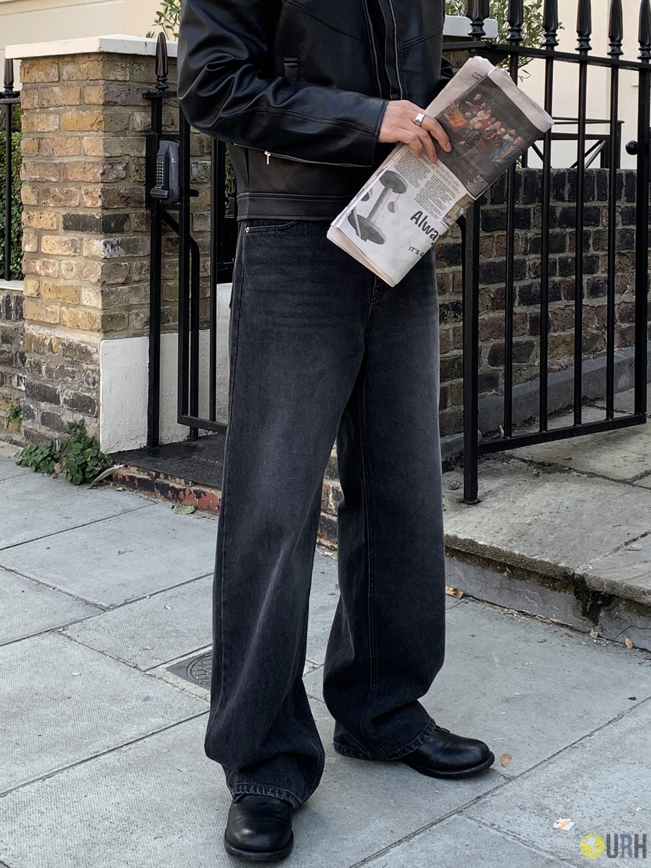 【100%保證韓國直送】D.MADE 經典必備高磅純棉寬版牛仔褲 [5 color] RL114801