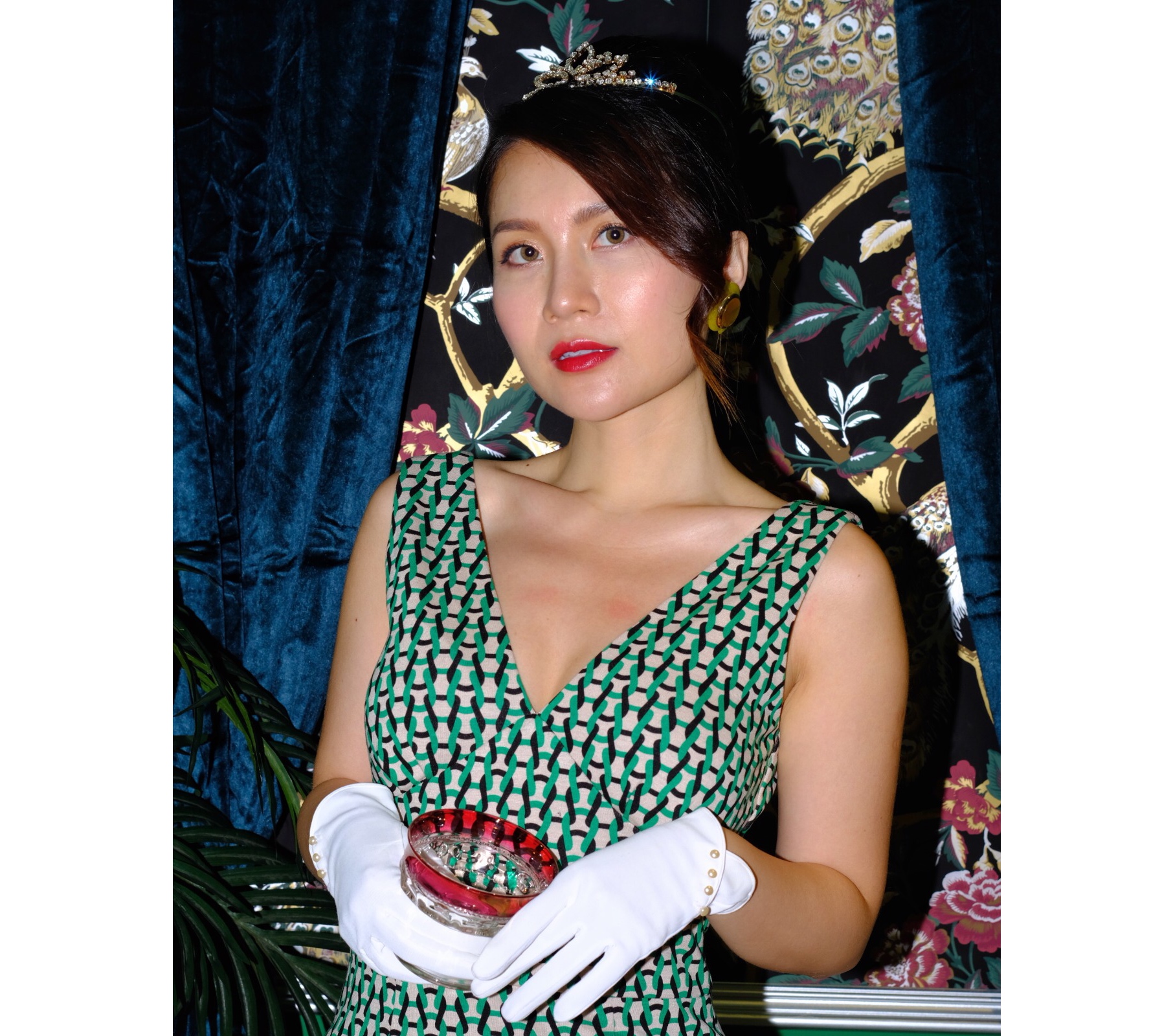 (Ready-Made) The 90s Party Queen Style Diana Dress (FM156)