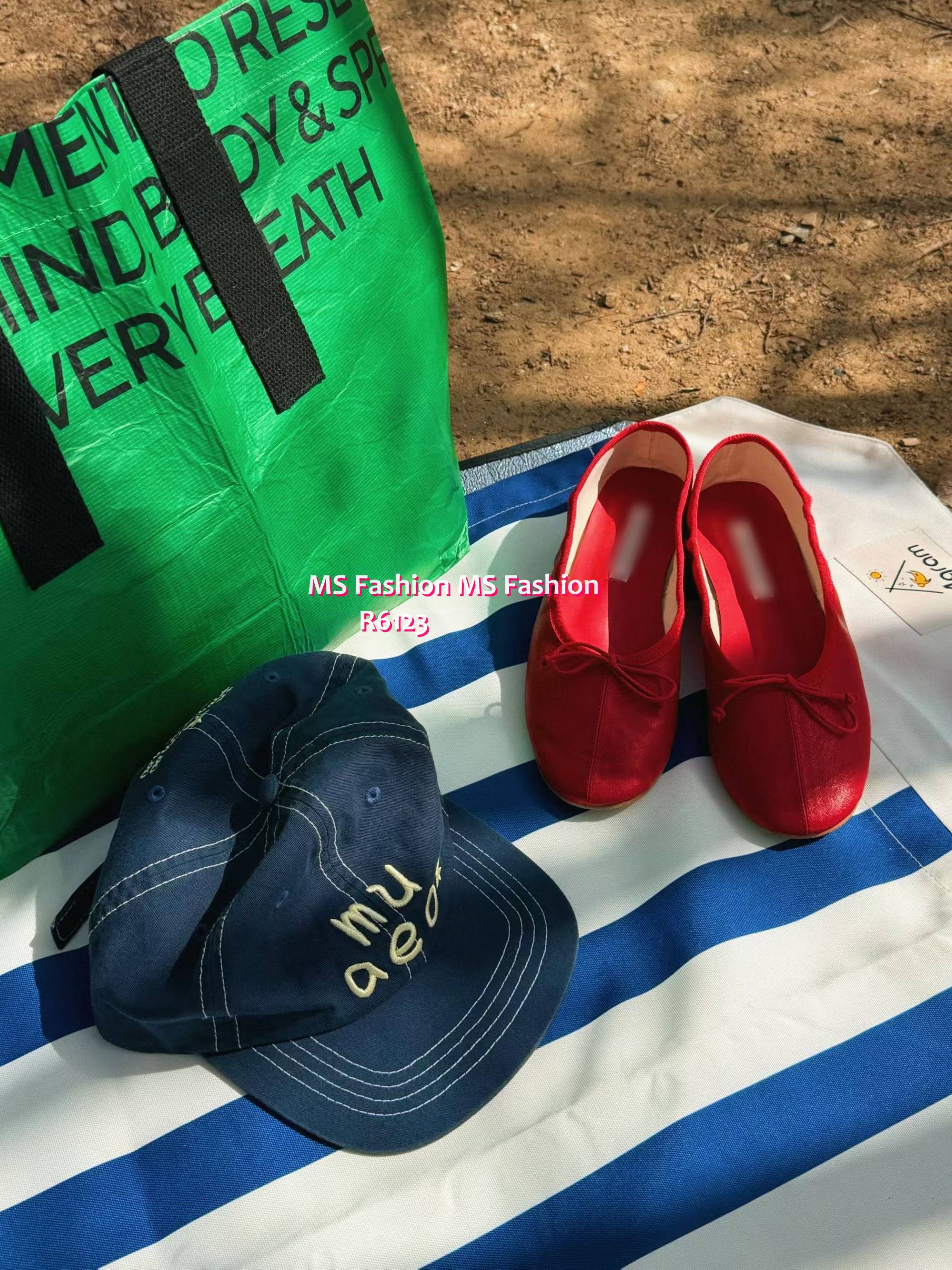 R6123 韓國🇰🇷簡約蝴蝶結平底鞋