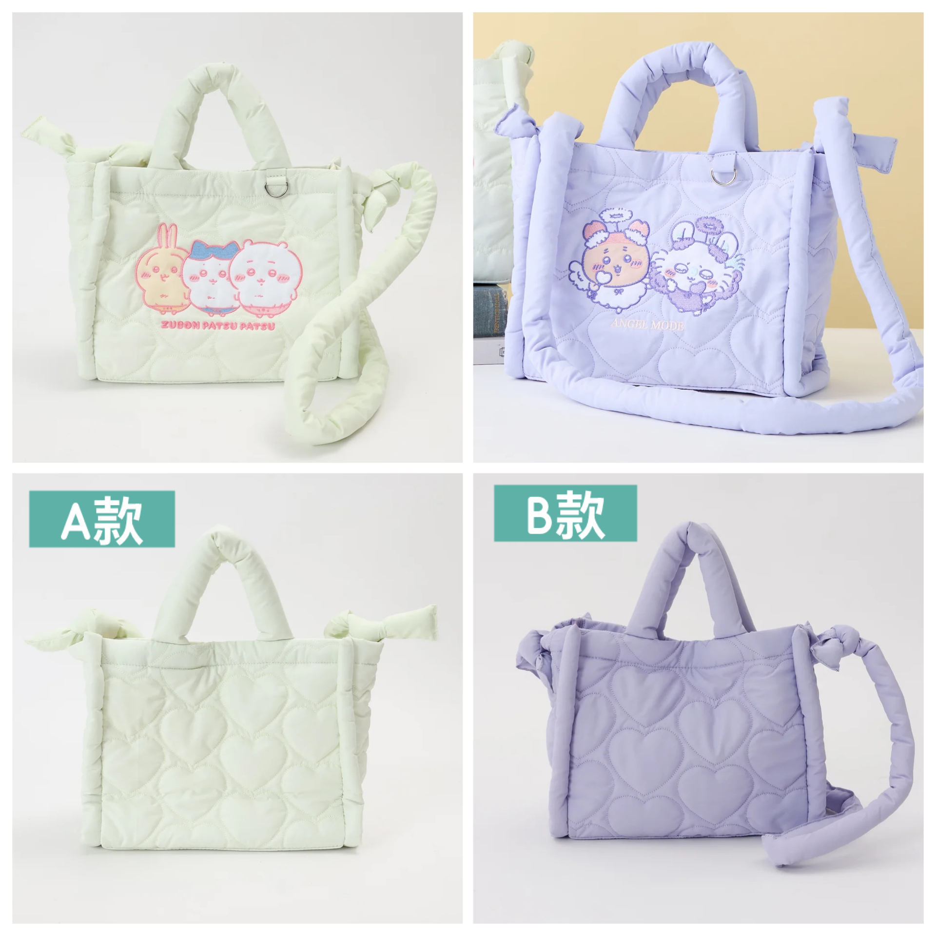 日本預訂📍日本Chiikawa / Joke Bear刺繡兩用手袋 不包郵