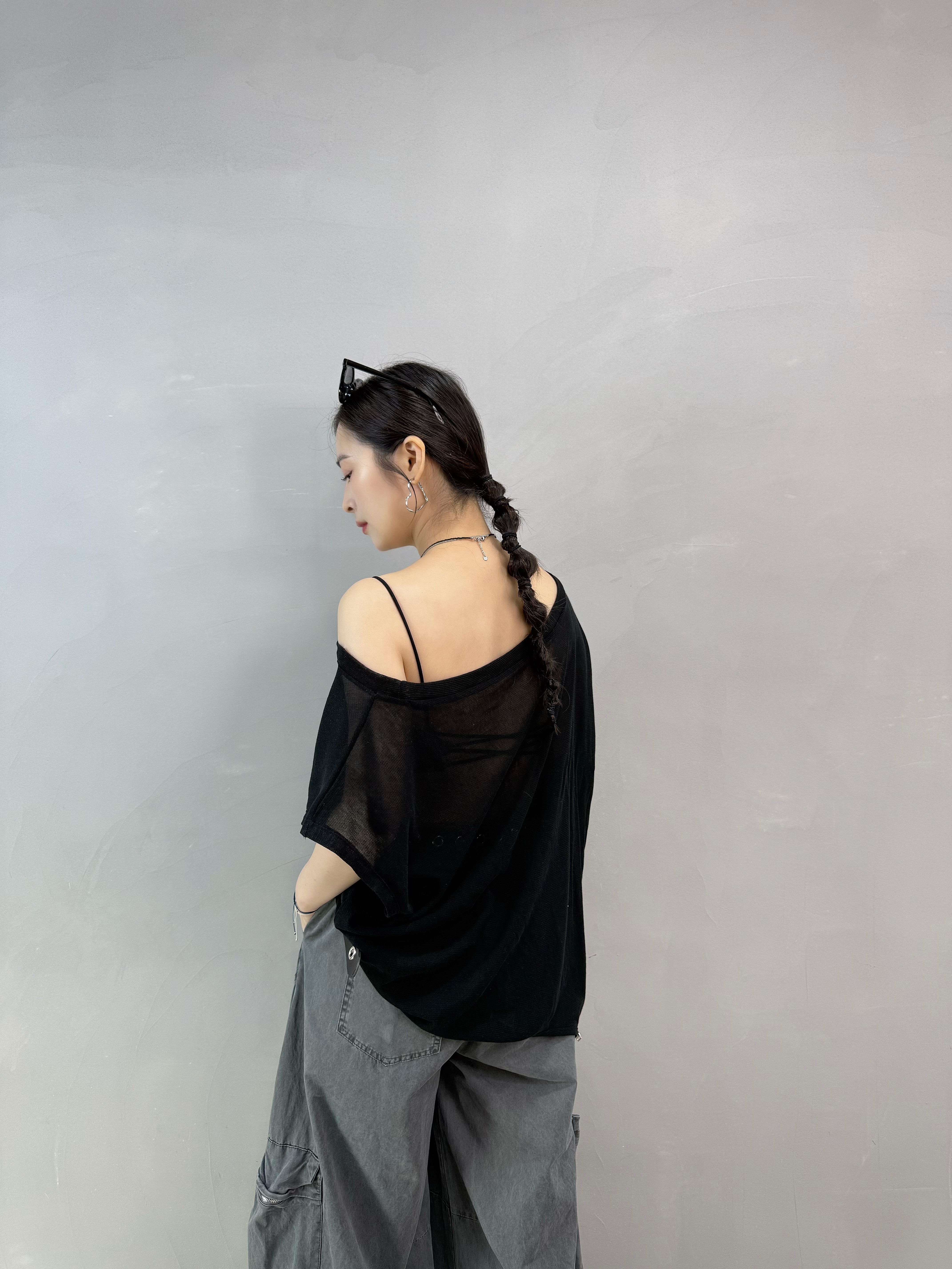 S71 設計感網tee