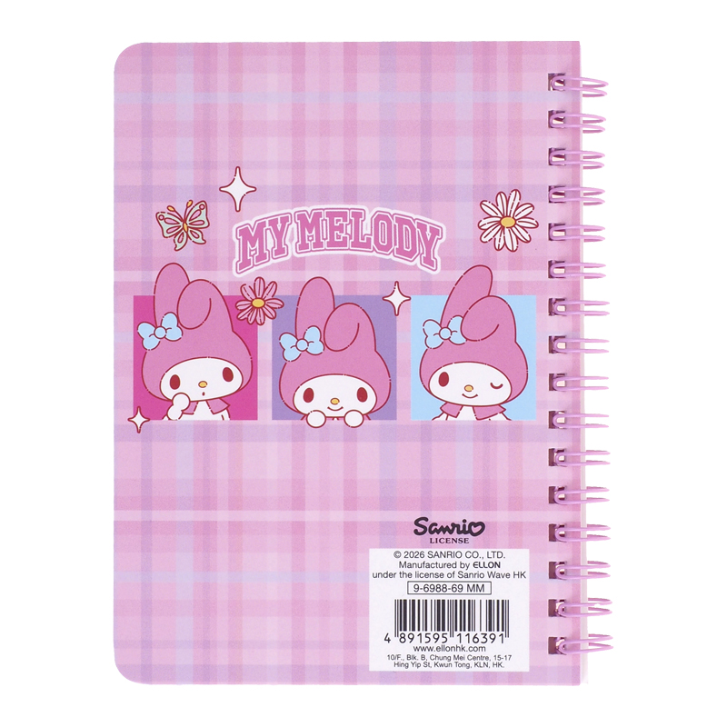 My Melody Mini Wire-O Notebook 線圈簿