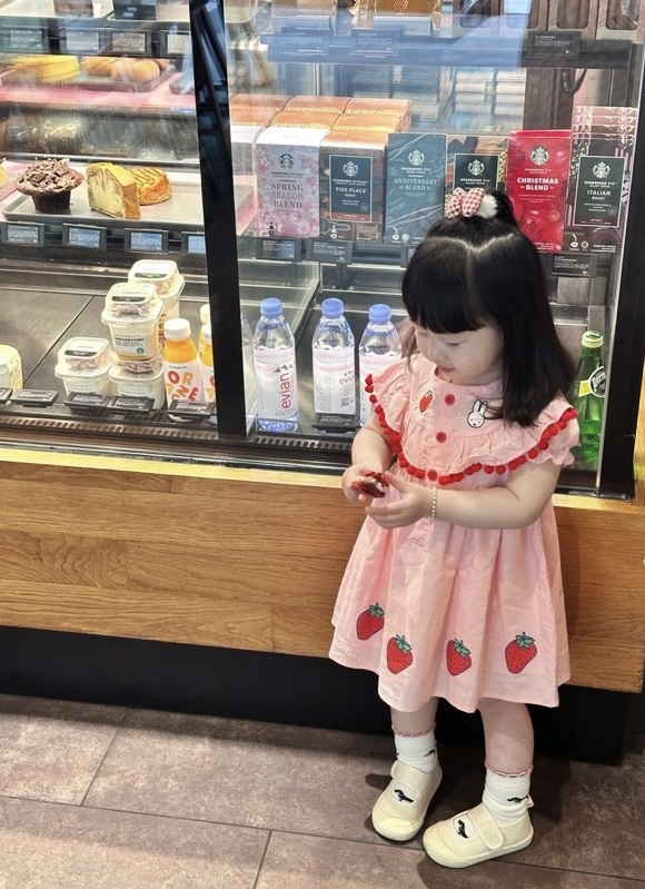 A0116 Miffy草莓粉色連身裙