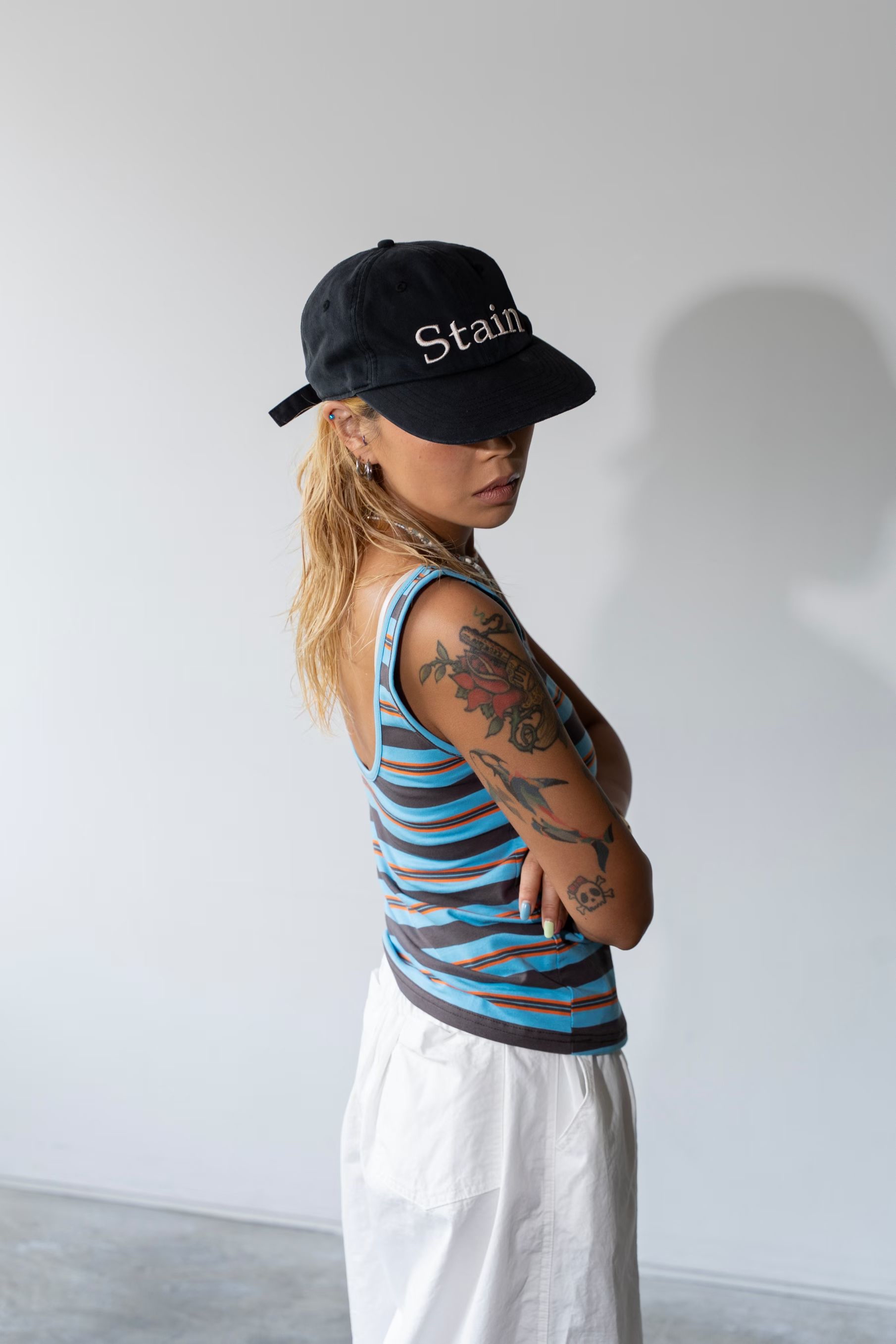 東大門女裝 | stripe Sleeveless 