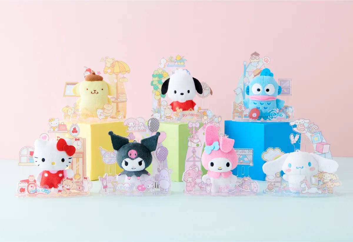 預訂 | 日本 Sanrio 亞加力場景 x 毛公仔擺設套裝/立牌擺設