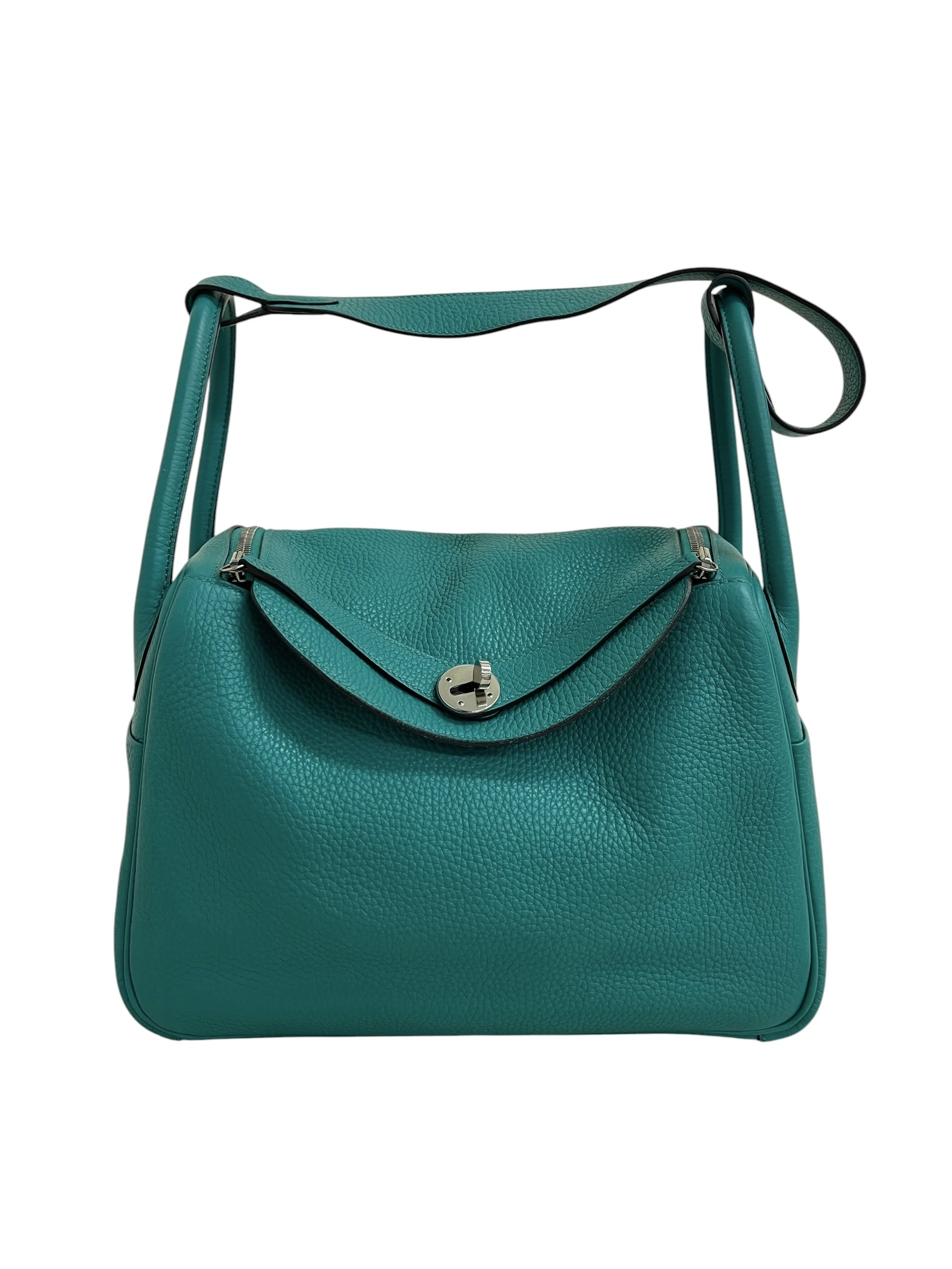 Pre-owned Hermes Lindy 30/ Stamp X / Color : 7F/ Product Code: 062606