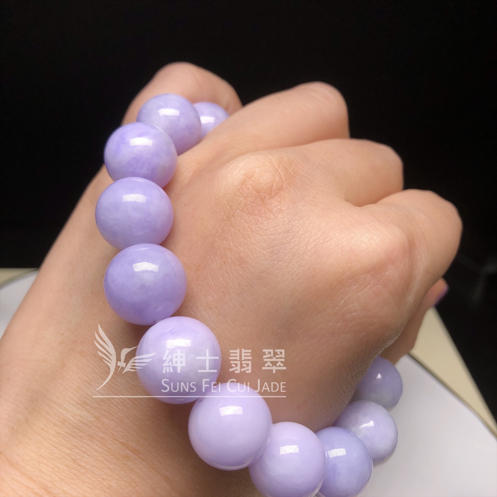 🎁紫羅蘭手串13mm  CA00597