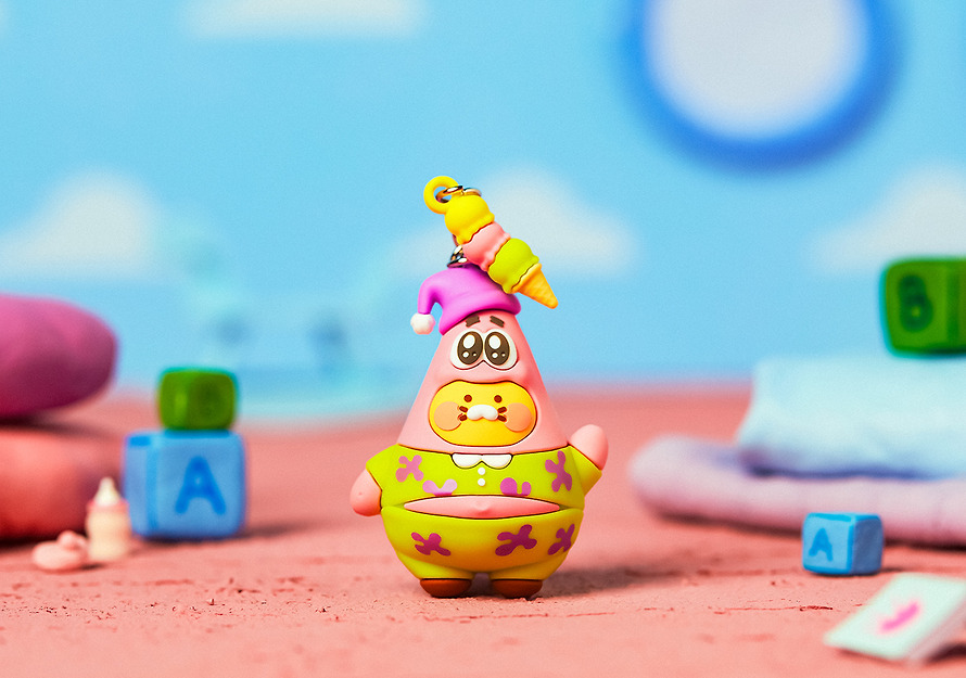 海綿寶寶 X Kakao Friends 鎖匙扣