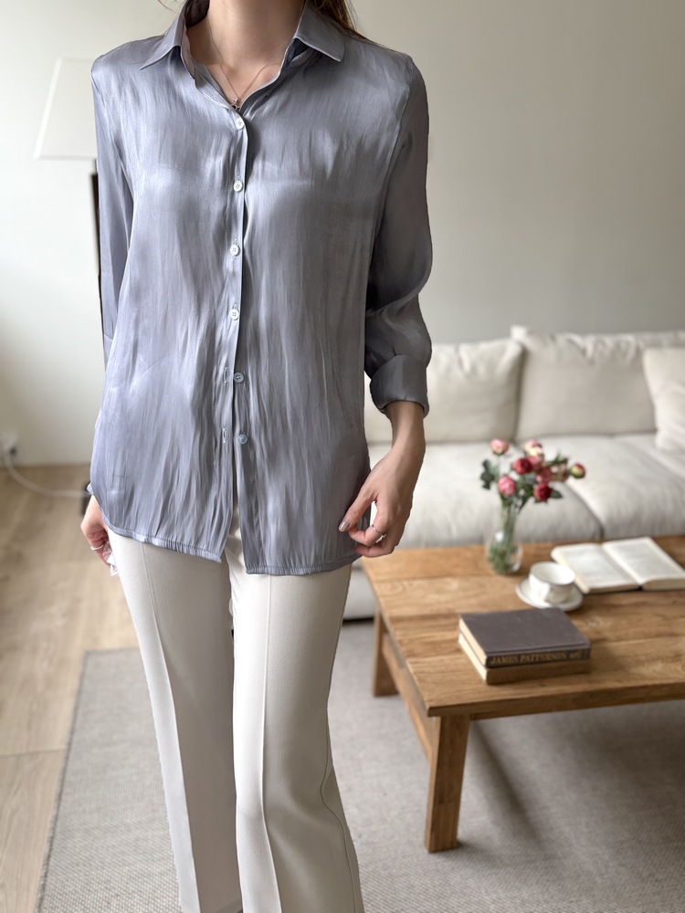 Silken Glow Shirt (Blue)