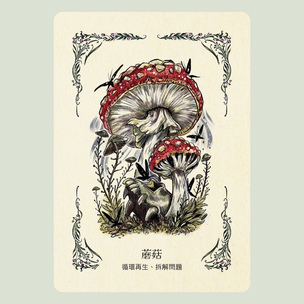 大地能量綠魔法神諭卡 