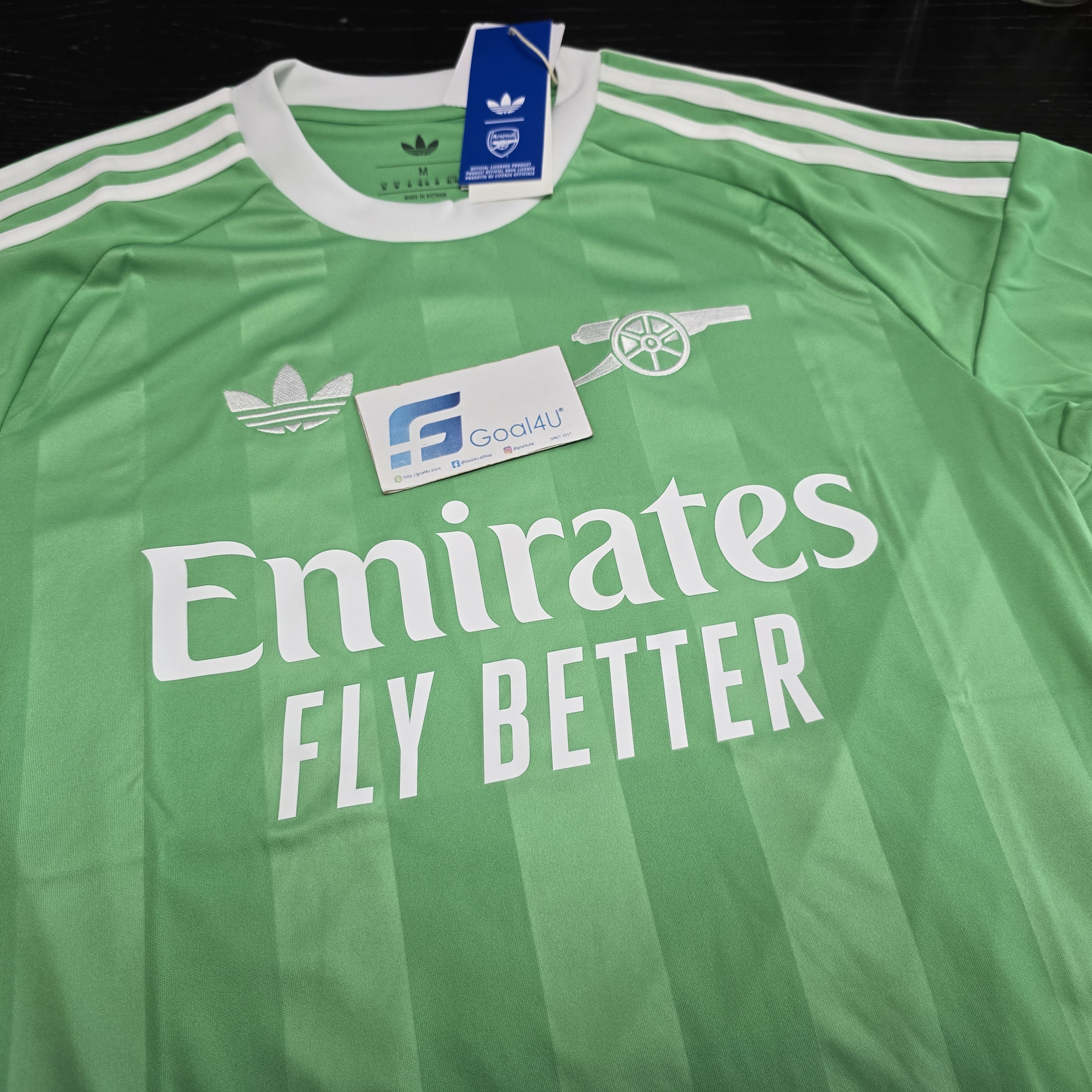 🏟️紀念 Highbury Adidas Arsenal 阿仙奴 2025-26 三客龍門球迷版球衣 (可加印字章) JI9560