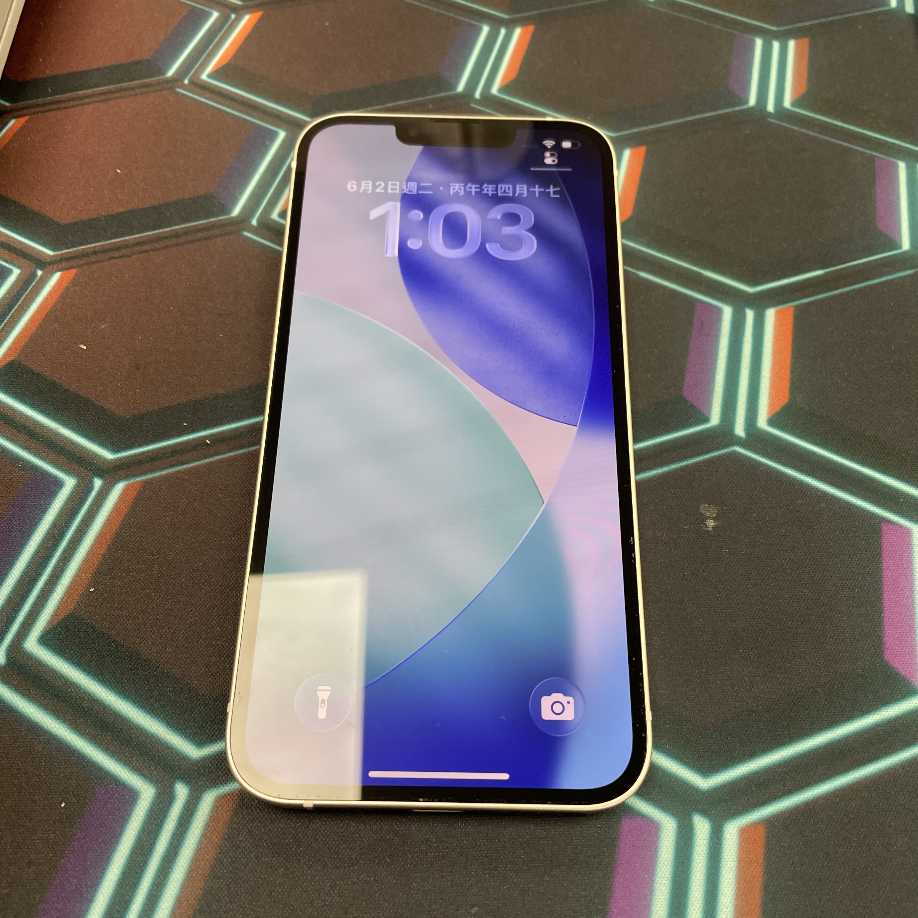 *6664 13 完美機 256GB 電90 白色 white