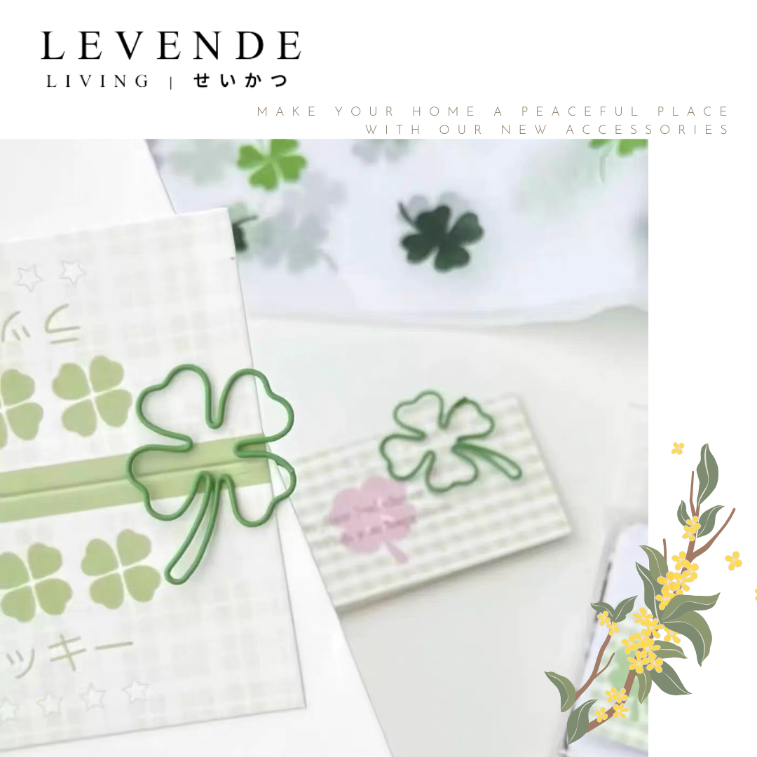 Levende 四葉草造型萬字夾