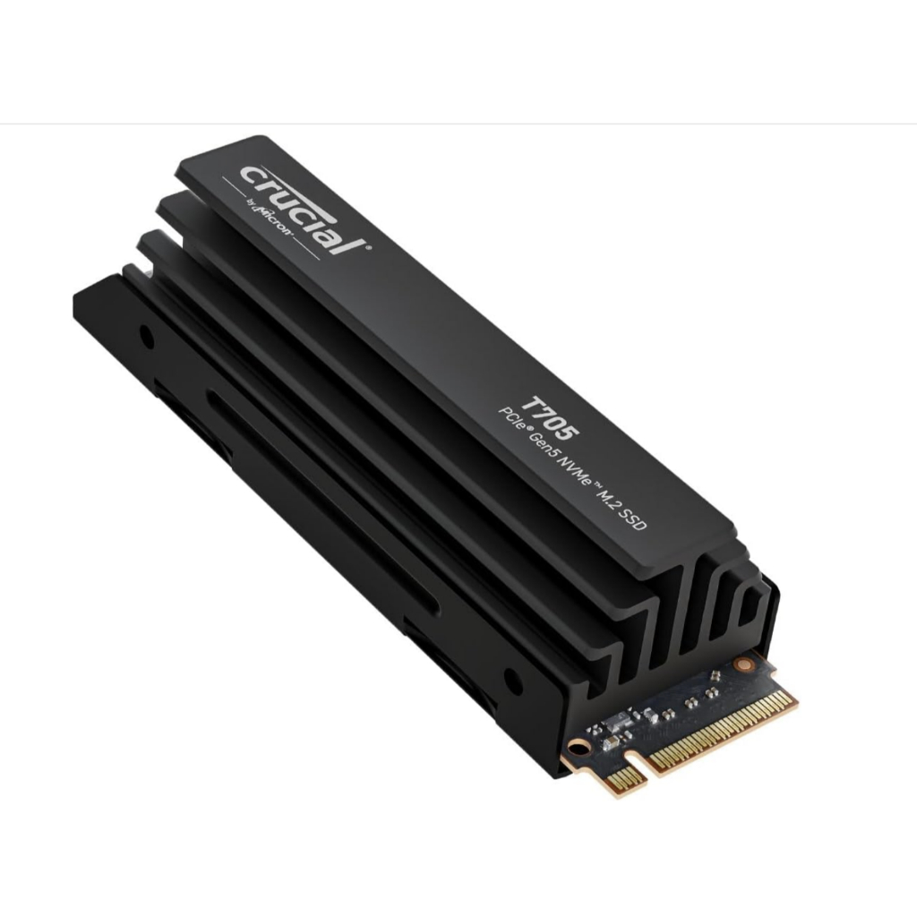 (🔥NEW RELEASE🔥) Crucial T705 PCIe Gen 5 NVMe M.2 SSD with/without Heatsink for PS5/PC (1TB/2TB/4TB)