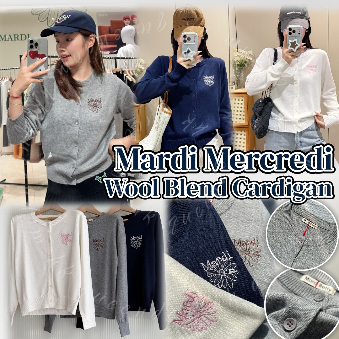 Mardi Mercredi Wool Blend Cardigan 針織開襟冷衫