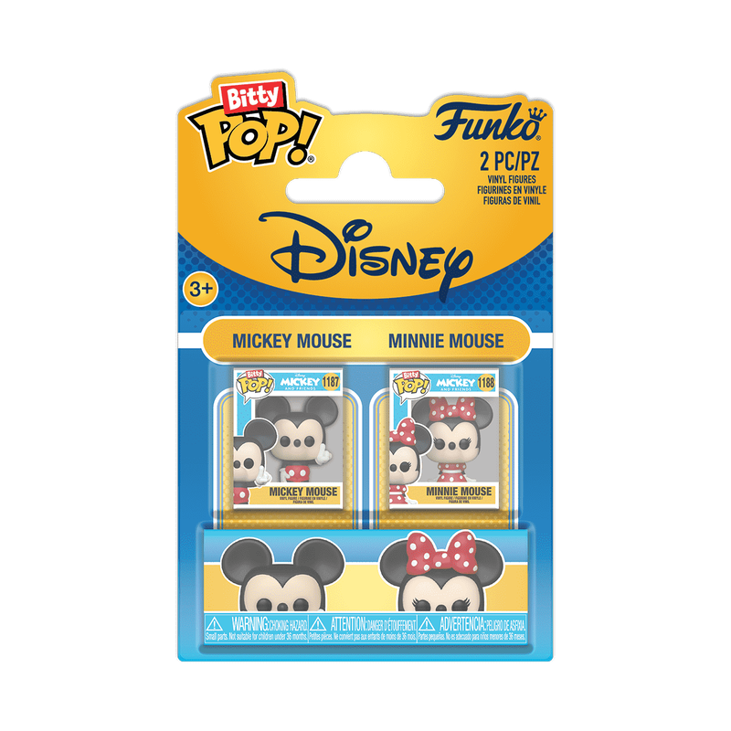 📦訂購 美國代購 Bitty Pop! Mickey & Minnie Mouse 2-Pack Figure 米奇 米妮 模型