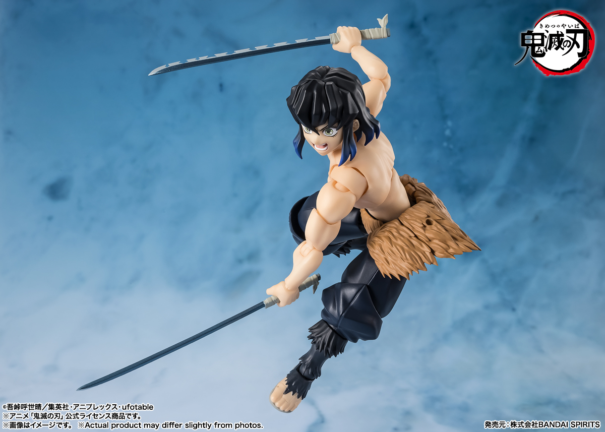 (預訂訂金 $200) (總價 $415) Bandai S.H.Figuarts 鬼滅之刃 嘴平伊之助 (行版) SHF Inosuke Hashibira 