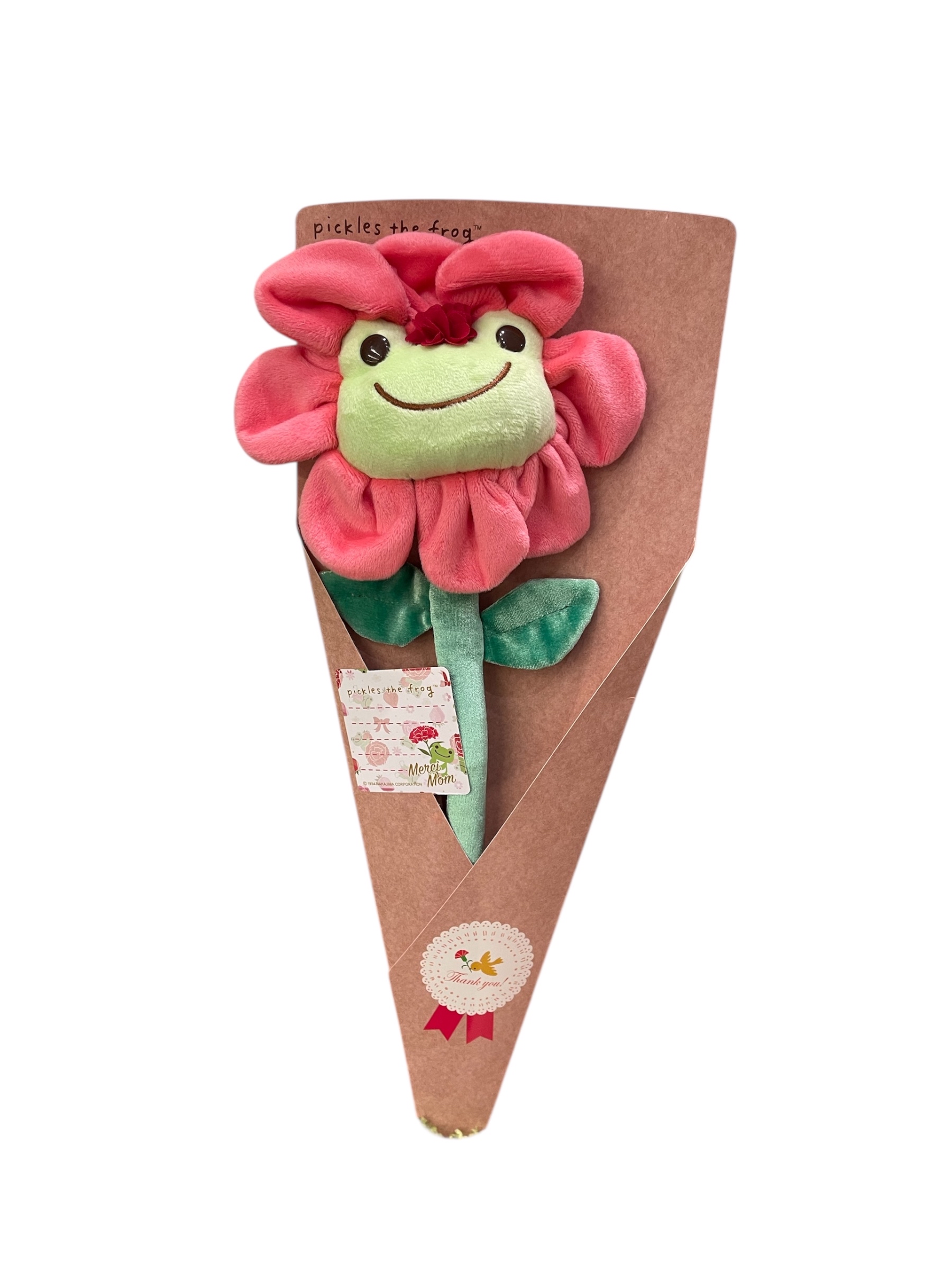 Pickles the Frog 花朵造型毛絨公仔