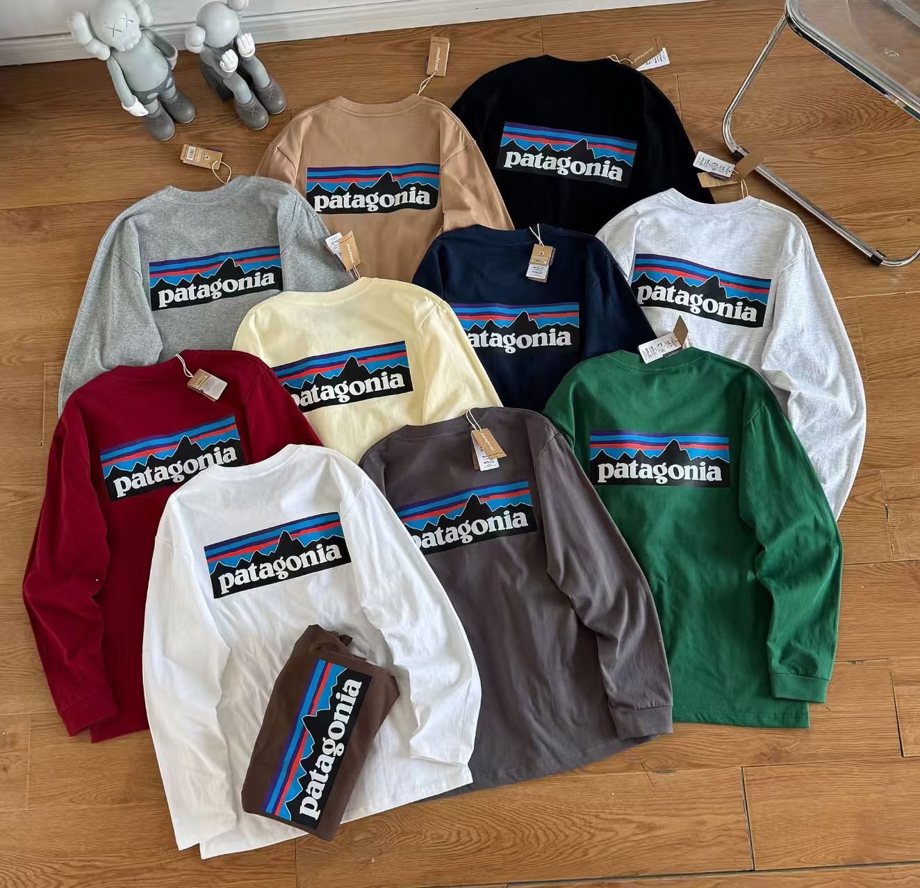 Patagonia 經典限定情侶長袖Tee
