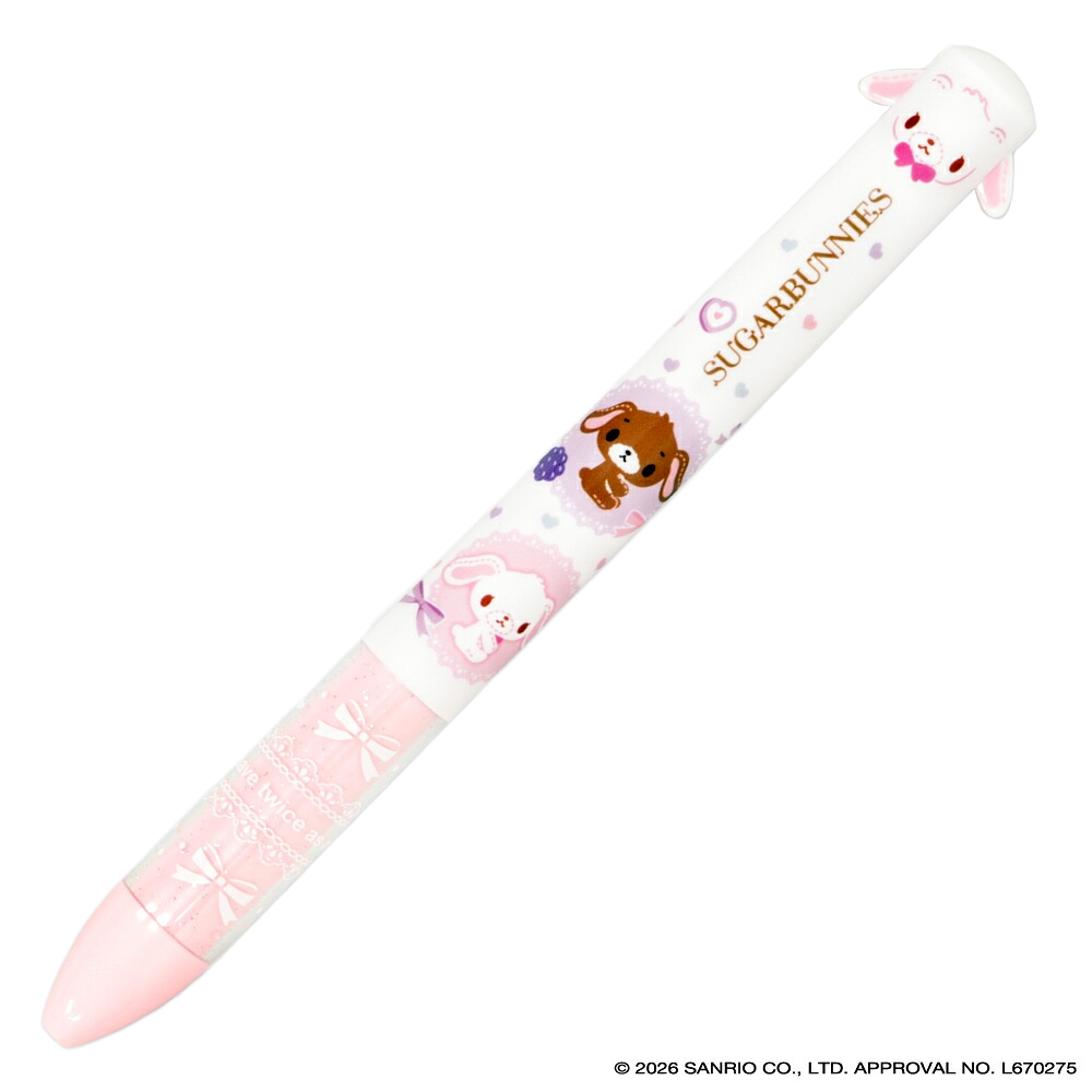 現貨｜Sanrio Sugarbunnies 日本製 mimi 2色 原子筆 (黑紅) 24520001