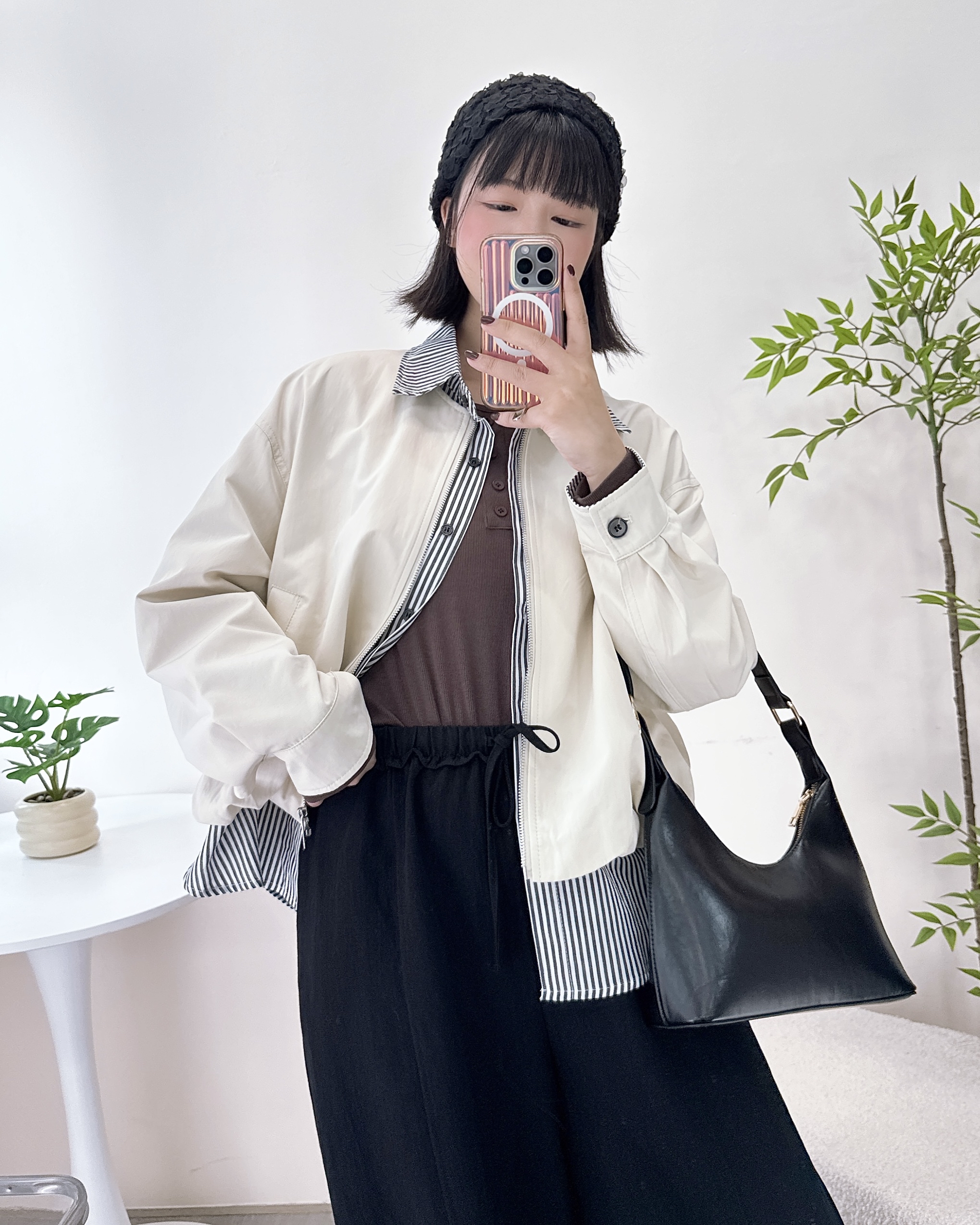 拼比層次感假兩件外套 3色