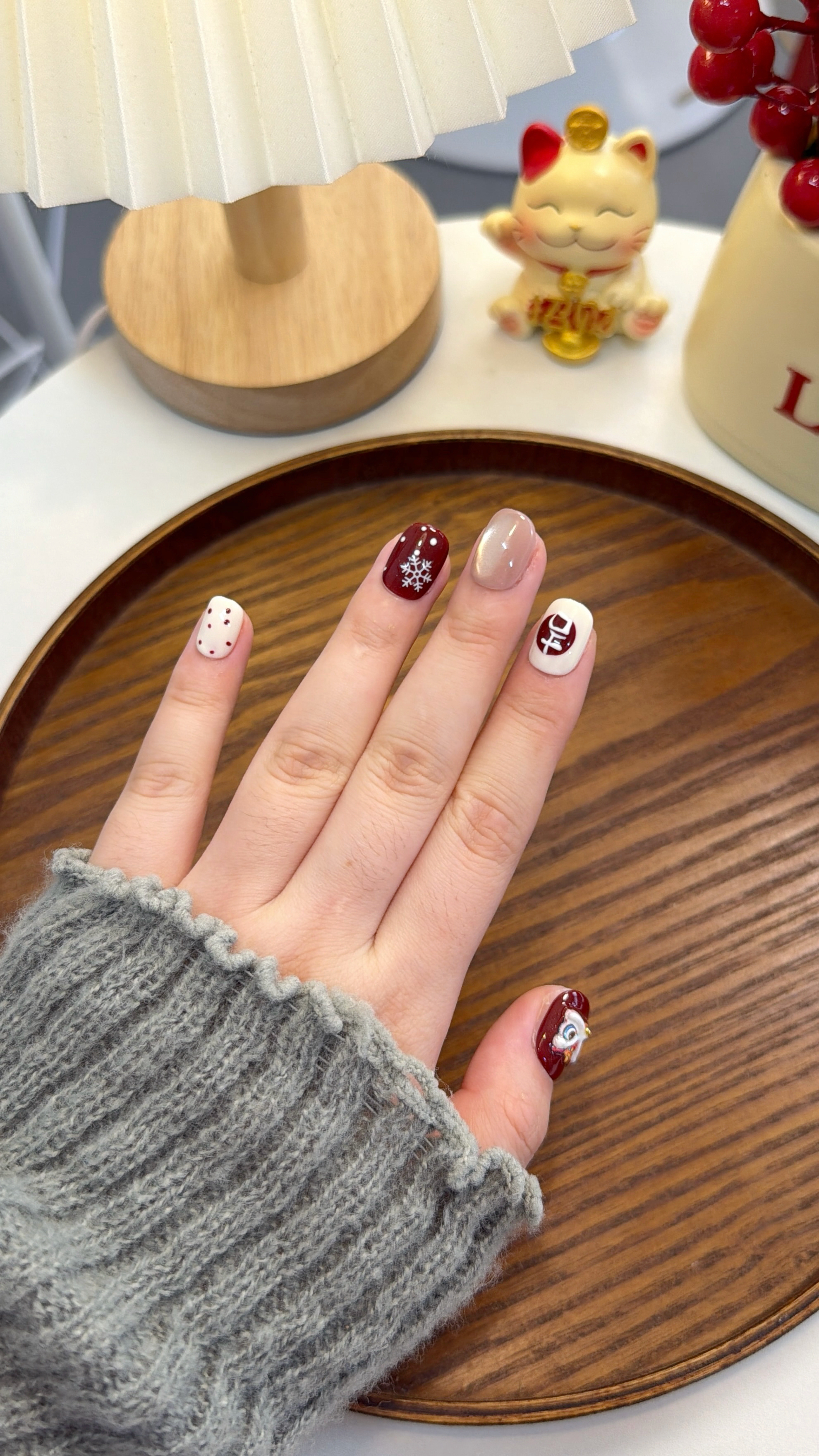 金狮报喜 短方圆