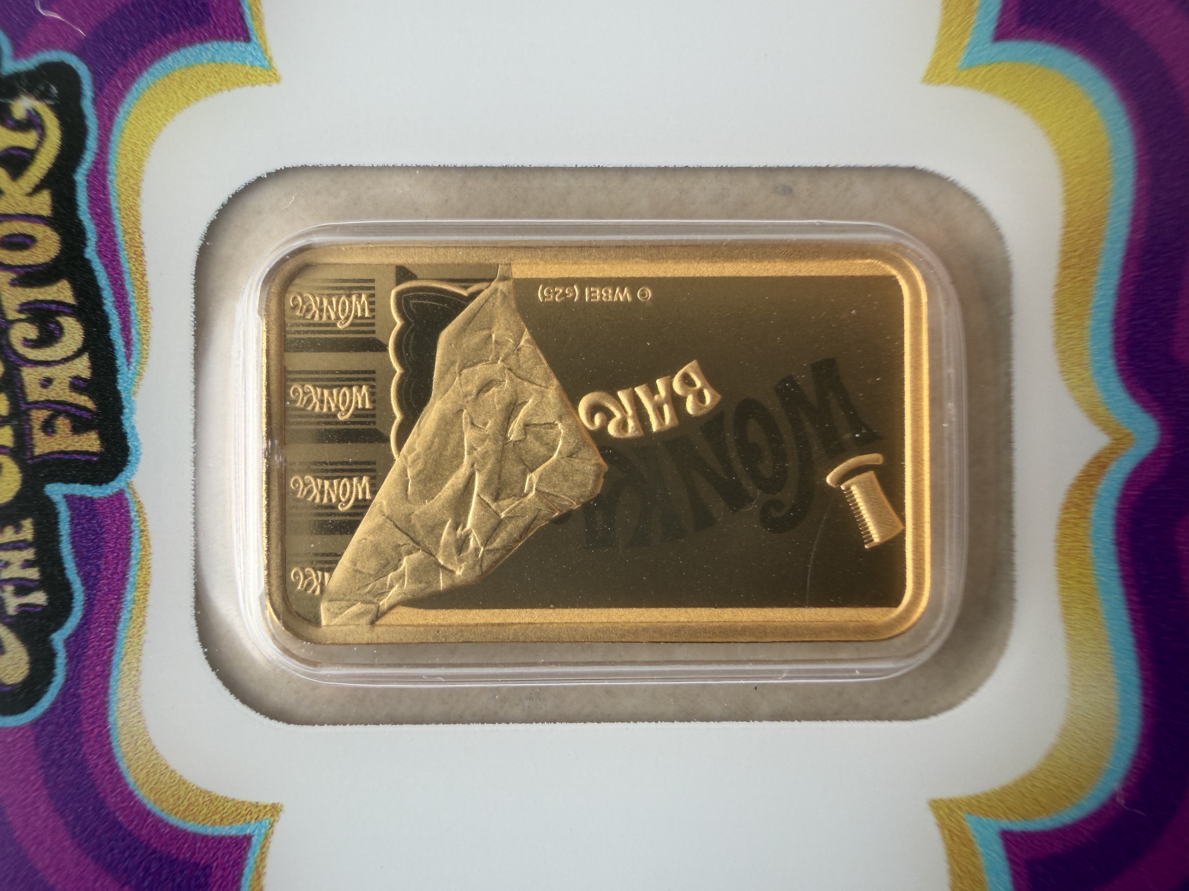 (RADAR SN:404) PAMP Willy Wonka V2 5g 🇨🇭Swiss Fine Gold Bar Emas 999.9 with sleeve 巧克力厂