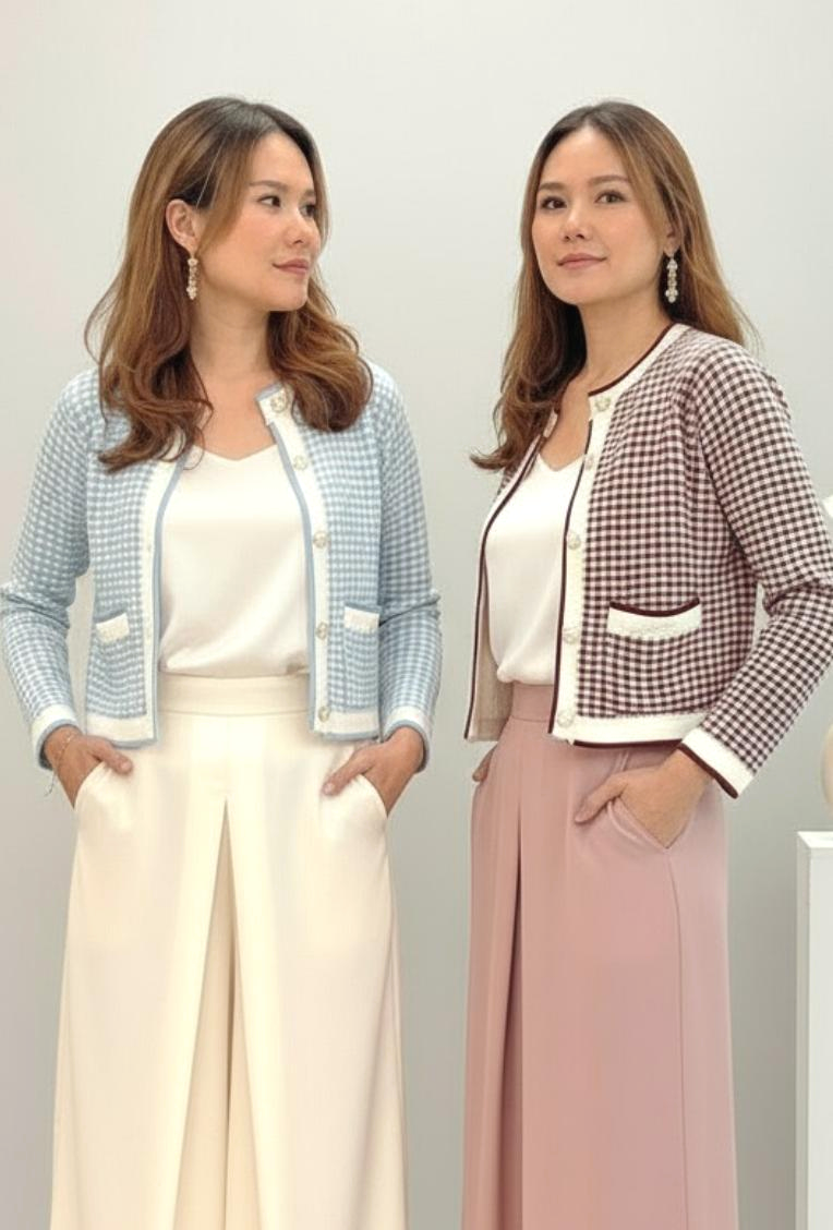 Chanel Style Knit Cardigan