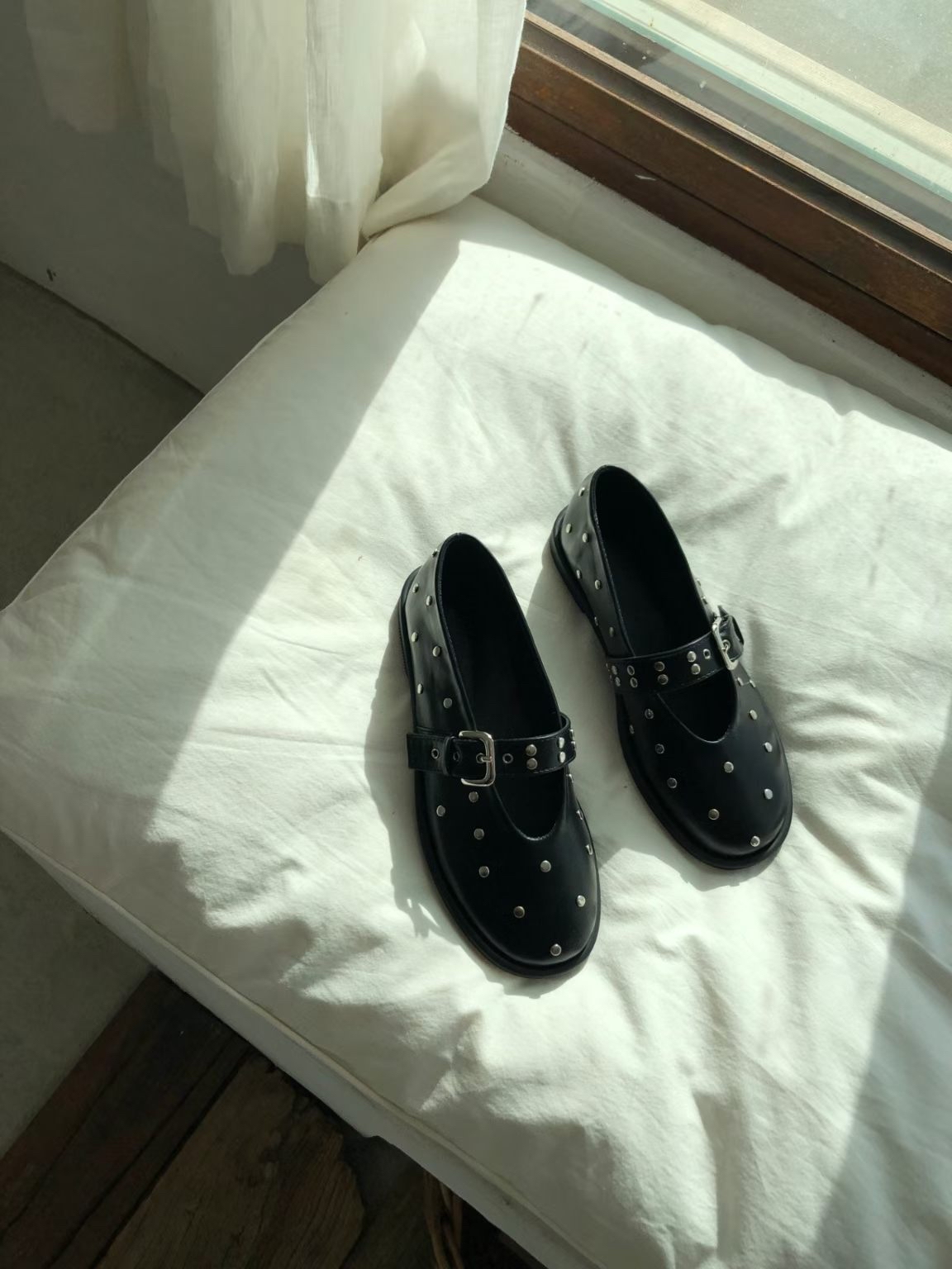 Studded flats 